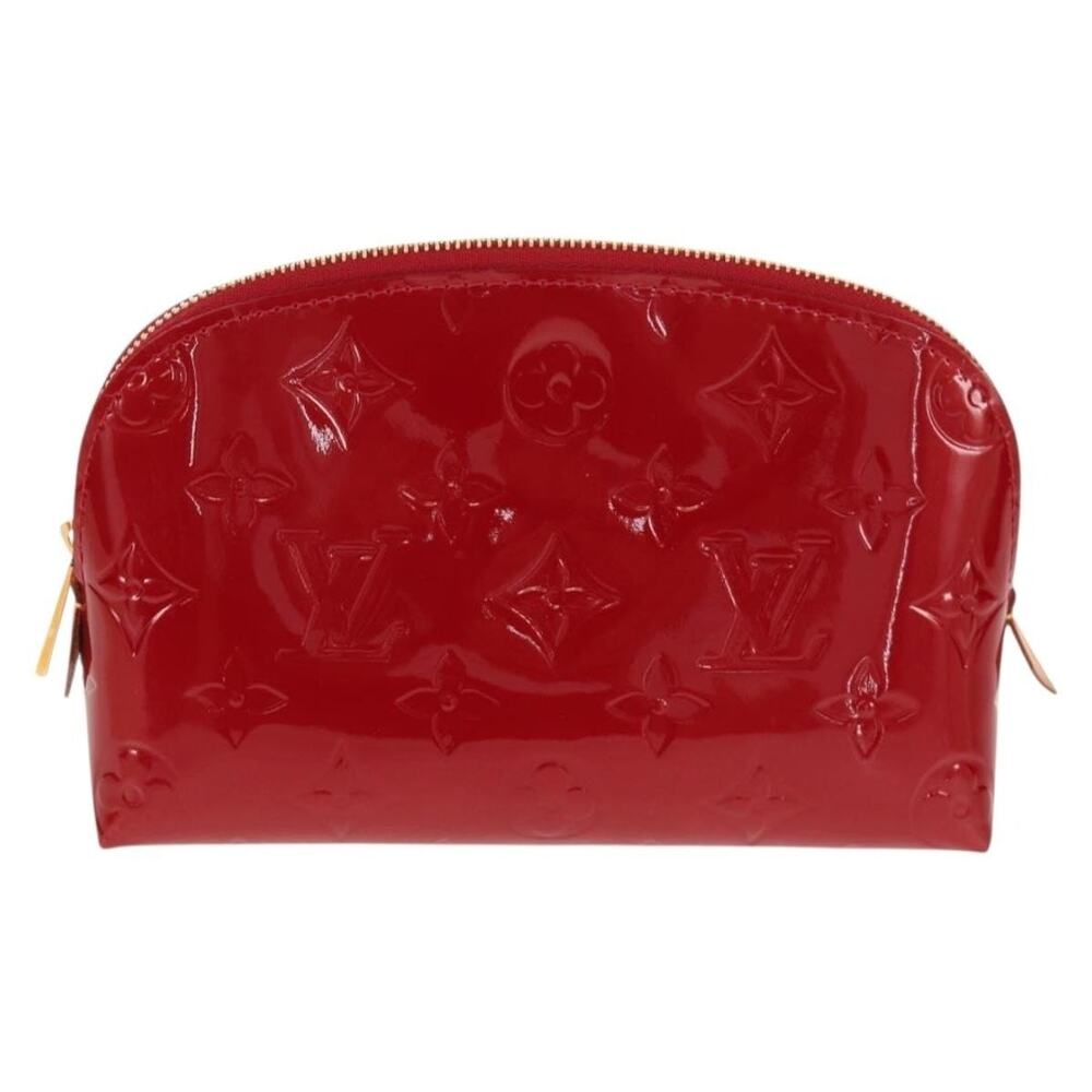 Louis Vuitton Monogram Vernis Pochette Pouch Rose Indian Pink